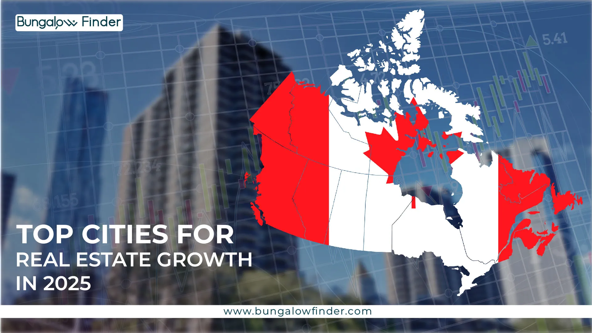 Explore Canada's top 5 cities for real estate price growth in 2025. From Milton to major suburbs, find smart investments with Bungalow Finder.